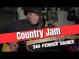 Country Jam on an $80 Fender Squier Guitar