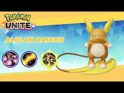 Pokemon Unite Alolan Raichu Stored Power + Thunderbolt
