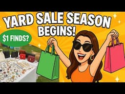 First yard sale haul of the summer! Lots of goodies jewelry & funny story Gucci