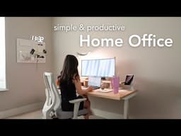 My *Realistic* & Cozy WFH Desk Tour | Work & Life in Seattle as a Software Engineer