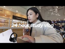 24 HOUR PRODUCTIVE VLOG📖 Coding CS assignments, studying and lectures, finishing part-time work