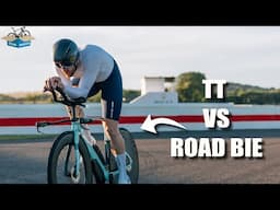 The power differences between a Road and TT bike 💨
