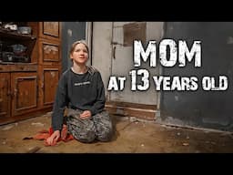 AT THE AGE OF 13, SHE RAN AWAY FROM HOME WITH HER CHILD.