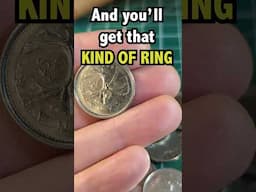 It's called "The RING of DEATH!" (Not an error!) #coins  #coinrollhunting #money #treasuresearch