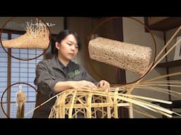 Mind-Blowing Bamboo Weaving: Megumi Creates a Unique Chair by Hand