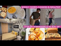 Cozy, Calm, Peaceful & Productive Routine On a Wet Windy Day | Happy He - Husband's Birthday Gift