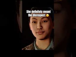 She was EXTREMELY DISRESPECTFUL 👎🏾 #acshadows #gaming #assassinscreedshadows #shortsviral