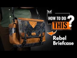Leather Rebel briefcase DIY