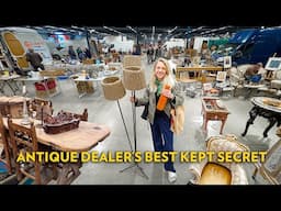 Treasure Hunting At A Secret DEALERS ONLY FLEA MARKET In France