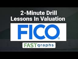 Lessons In Valuation:  2 Minute Drill - Fair Isaac Corp (FICO) | FAST Graphs