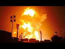 This is what the SMALL explosion looked like