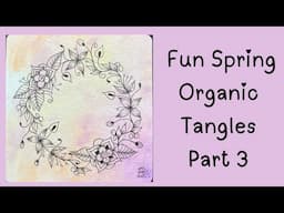 Springtime Fun Organic Patterns Part 3 Simple Wreath