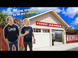 This AWESOME Retro Game Store is in His GARAGE?!