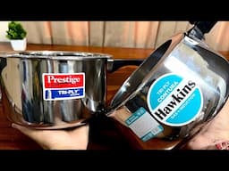 Hawkins triply Cooker Vs Prestige triply outer lid cooker