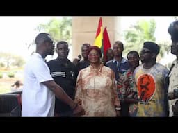 CEO of Ghana Tourism Authority Visit to Black Star Square Last Month