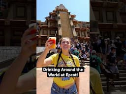 Drinking around the world at Epcot! #foodie #disney #epcot #themepark #eating #travel