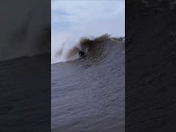 Brown Barrels In Frigid Waters
