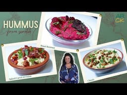 Let's make hummus from scratch! (+ 2 delicious variations)
