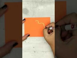PUMPKIN PATCH MAGNET | Popsicle Stick Craft #shorts