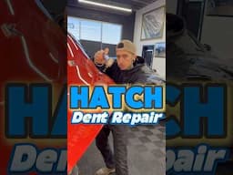 Hatch dent repair | Pdr tutorial #autobodyrepair #paintlessdentrepair #cardentrepair #pdr