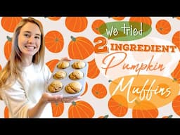You’ve Got to Try These Two Ingredient Pumpkin Muffins | Brilliant Boxed Cake Mix Hack | We Tried It