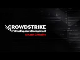 Falcon Exposure Management AI Asset Criticality: Demo Drill Down
