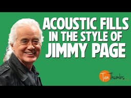 How to Play Acoustic Guitar Fills Like Jimmy Page