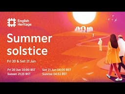 Summer Solstice 2025: Sunrise Live from Stonehenge