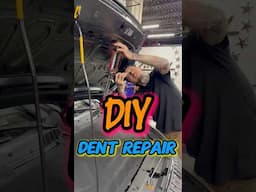 DIY dent repair #autobodyrepair #paintlessdentrepair #cardentrepair #pdrtraining