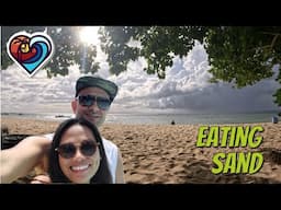 Professionally eating sand on Taliwangbas beach | ISLA PAMILYA CAMOTES ISLANDS PHILIPPINES