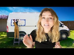 We Finally Have REAL Windows in Our Van! (PLUS Hacking Our MaxxAir Fan)