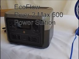 EF ECOFLOW Portable Power Station RIVER 2 Max 500, 499Wh LiFePO4 Battery.