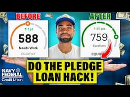 How to Correctly Use a Navy Federal Pledge Loan to BOOST Your Credit Score Fast!