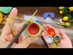 💰🎁I made 300  in one day and I sold them all! with PLASTIC COVERS. CROCHET KNITTING IDEA RECYCLING