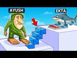 Ayush & Ekta Playing Italian Brainrot Teamwork Obby