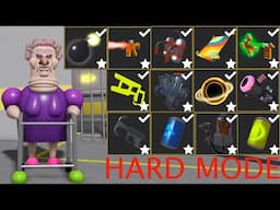 Playing with ITEMS BARRY'S PRISON RUN (OBBY) GRUMPY GRAN Use All Items Roblox Update Morphs Unlocked