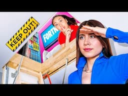 Transforming My Attic into a Secret Girls' Lounge!!