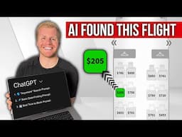 I Used ChatGPT To Save Big On Flights! (Copy and Paste Prompts)