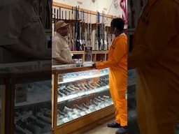 Escaped Prisoner Kicked Out Of Gun Store
