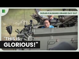 Susan Drives A Tank Across Norfolk | Susan Calmans Grand Day Out