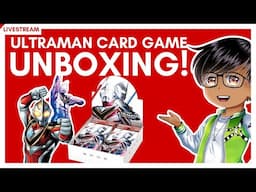 ULTRAMAN CARD GAME UNBOXING! | Marcosatsu LIVE