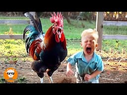 Cutest Baby Meet Animals in America's Farm - Funny Baby Videos | Just Funniest