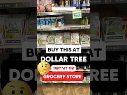 DOLLAR TREE SECRET FINDS 🤫  ALL NEW + CHEAPER Than The GROCERY STORE! #shorts