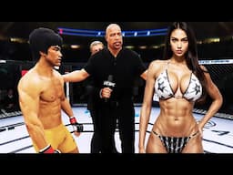 UFC 5 Bruce Lee vs. Ashley Star (EA Sports UFC 5)