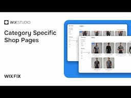 Creating Category Shop Pages in Wix Studio | Wix Fix