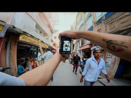 Street Photography India at 6PM [4k POV]