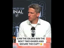 The pressure’s on for the Oilers 😬