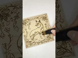 Watch me burn this little fox piece. #fox #pyro #art