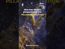 Dive Into the Pillars of Creation Through Webb’s Eyes #shorts #pillarsofcreation #jwst
