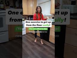 Too many people skip this exercise- do this to get up from the floor with ease